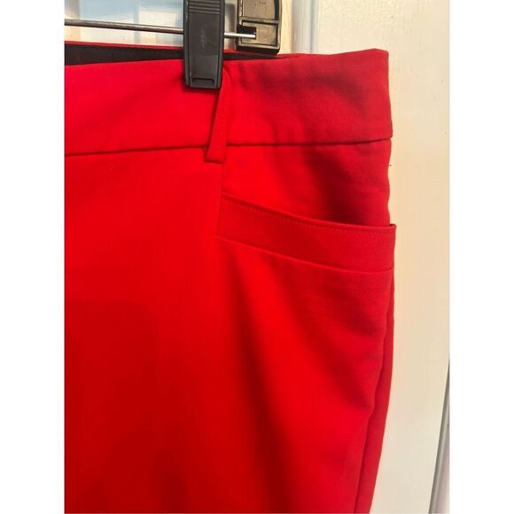 Express dress pants red size 10 R stylish work attire style columnist - Picture 2 of 5